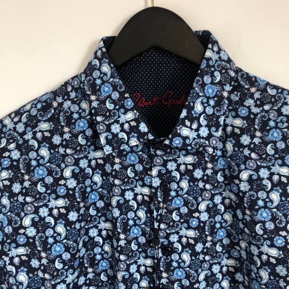 Robert Graham Men's Long Sleeve Button Down Shirt Sz. S Stretch Classic Fit - Picture 2 of 13